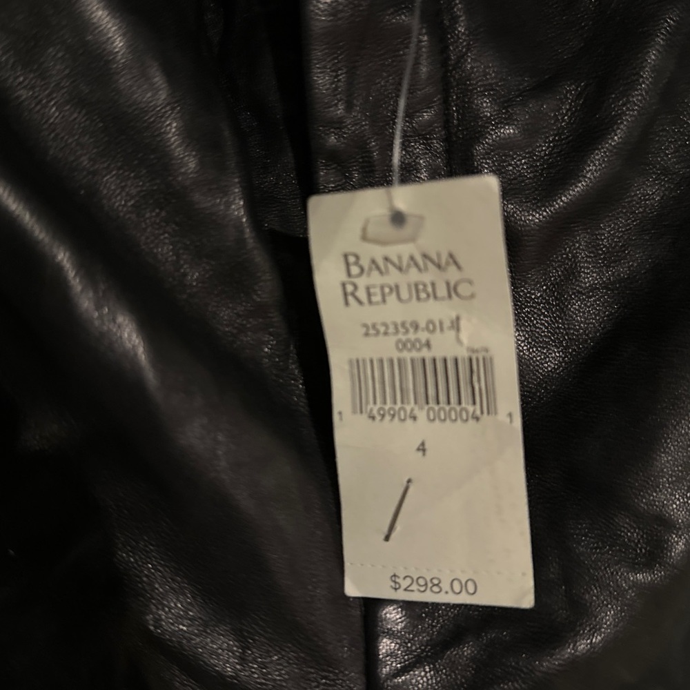 Brand new never worn genuine leather pants